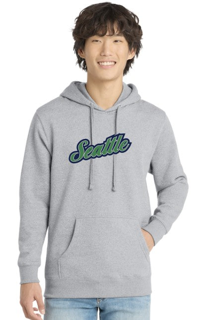Load image into Gallery viewer, Cursive Seattle Parent Fleece Hoodie (Coach Grudzien Team)
