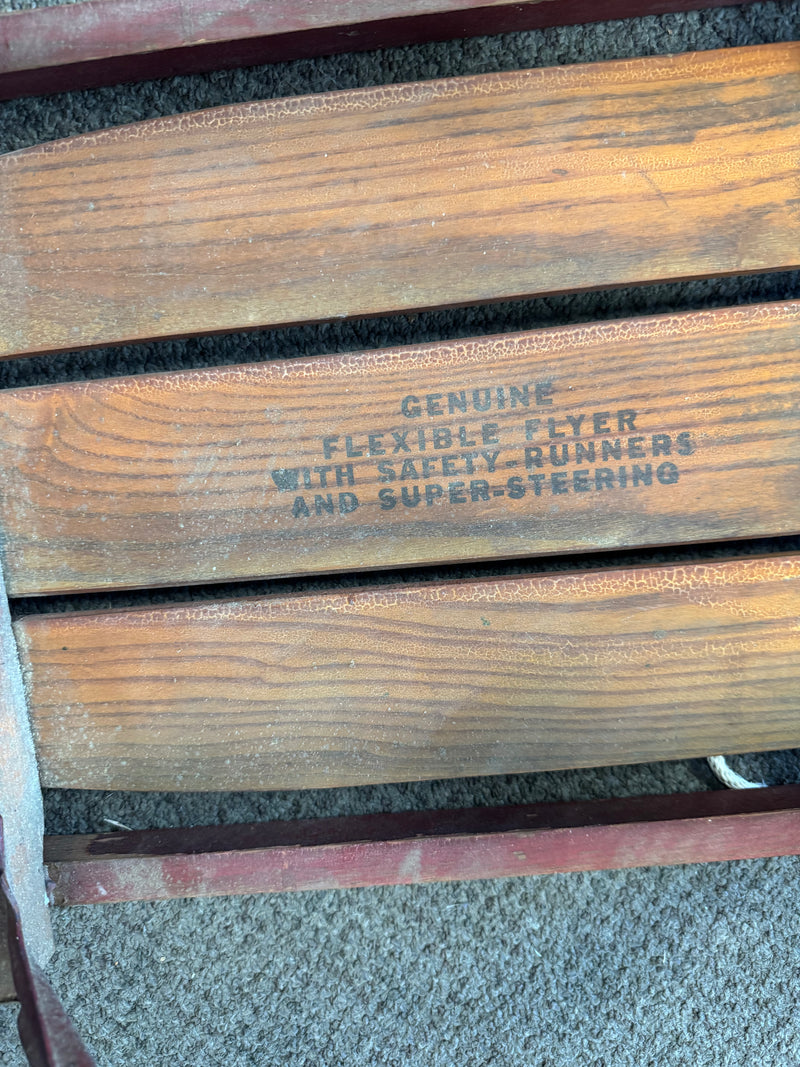 Load image into Gallery viewer, Vintage Flexible Flyer Snow Sled
