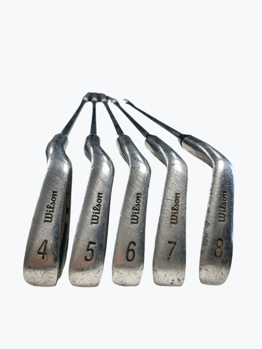 Used Wilson 1200 Oversized Steel Shaft Iron Set 4-8 RH 3 & 5 Wood & 100% carbon graphite 3 & 5 Wood