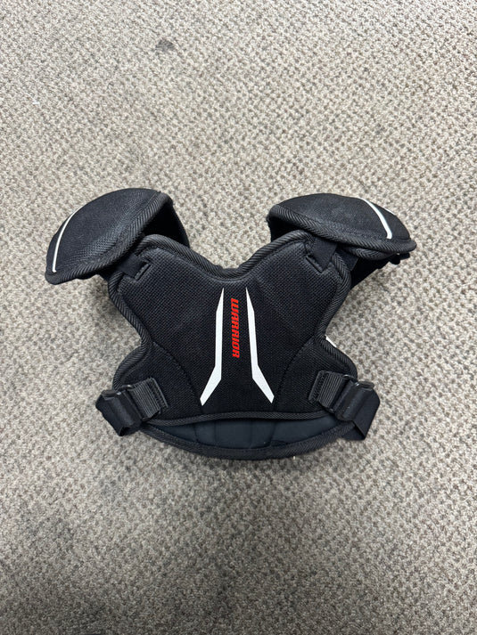 Used Warrior Burn Next Fatboy Youth Medium Lacrosse Shoulder Pads