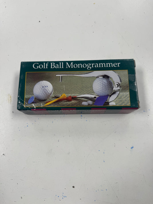 *New* Golf Ball Monogrammer
