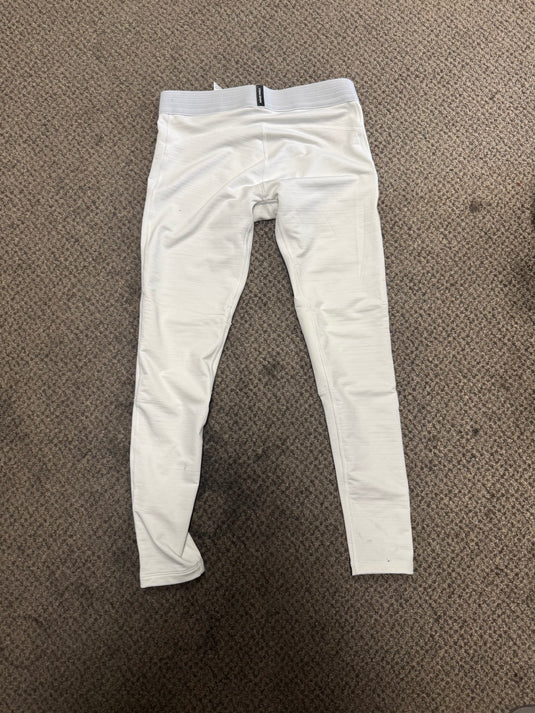 Used Nike Pro Dri-Fit White Compression Pants Men's Medium
