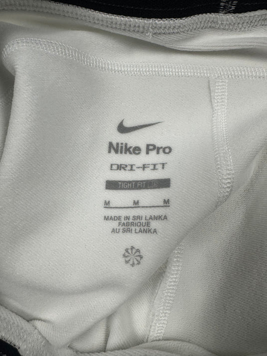 Used Nike Pro Dri-Fit White Compression Pants Men's Medium