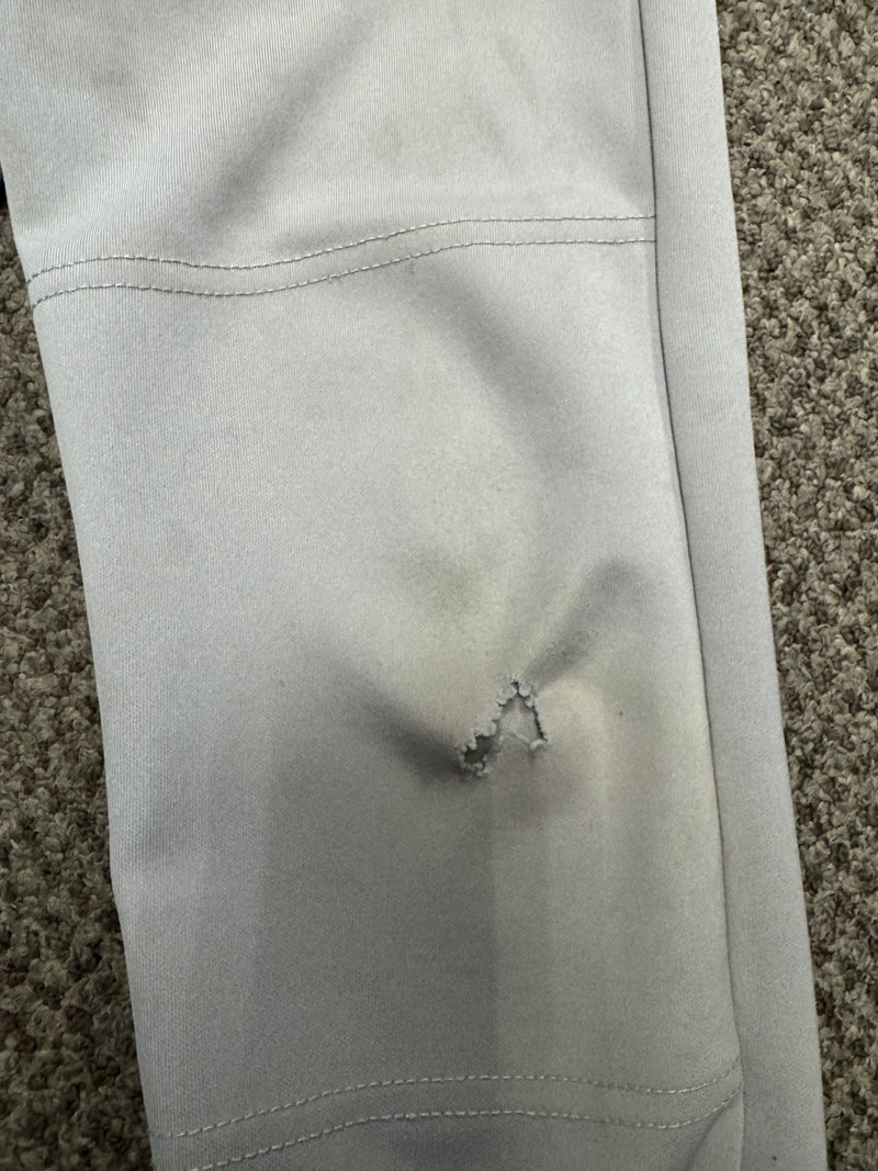 Load image into Gallery viewer, Used Champro Sports Gray YTH. Medium Baseball Pants
