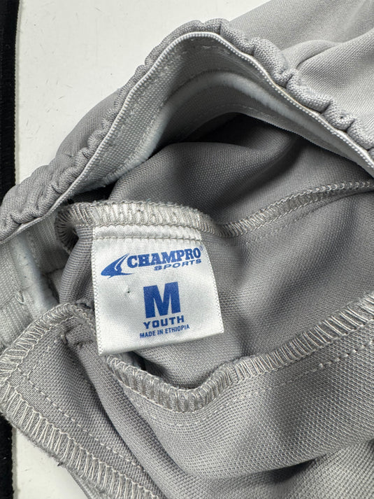 Used Champro Sports Gray YTH. Medium Baseball Pants