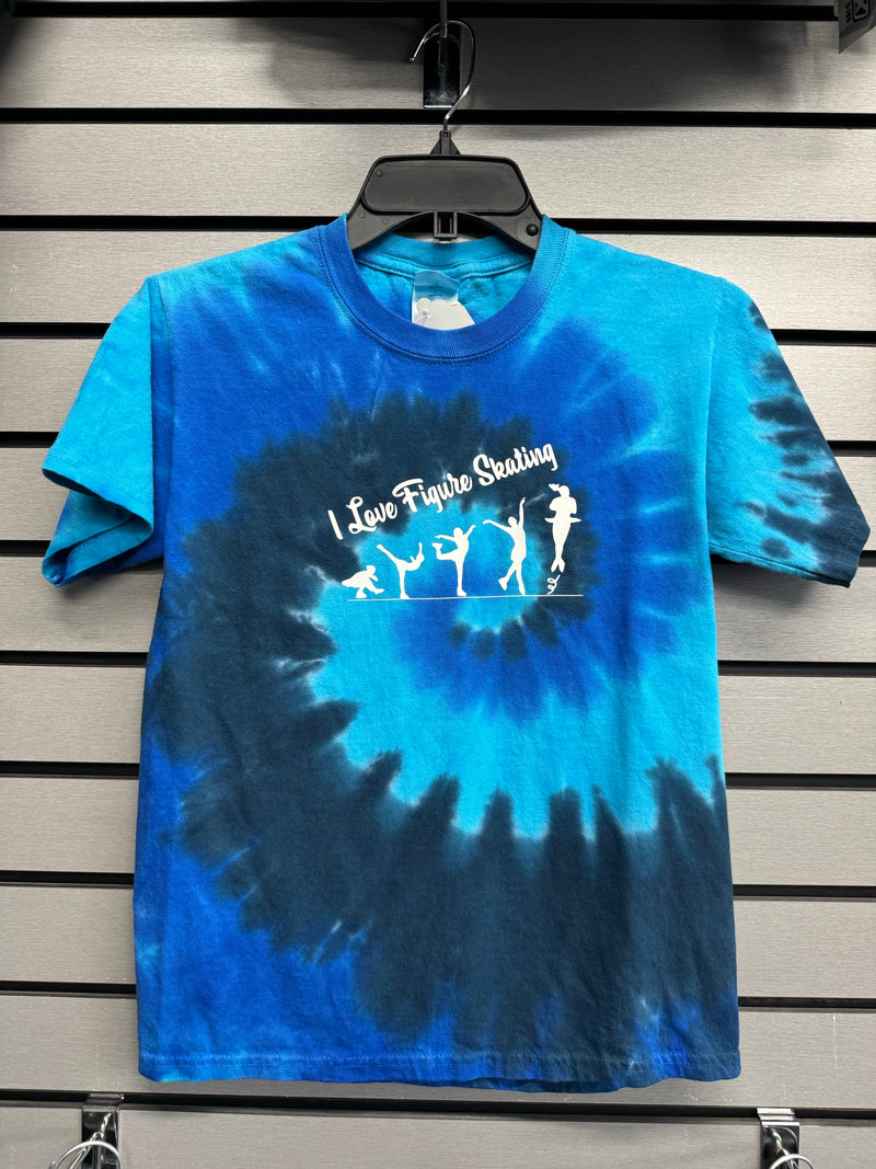 Load image into Gallery viewer, Port &amp; Company Tie Dye Figure Skate T-Shirt
