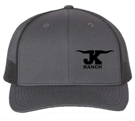 Load image into Gallery viewer, JK Ranch Side Panel Snapback Trucker Cap
