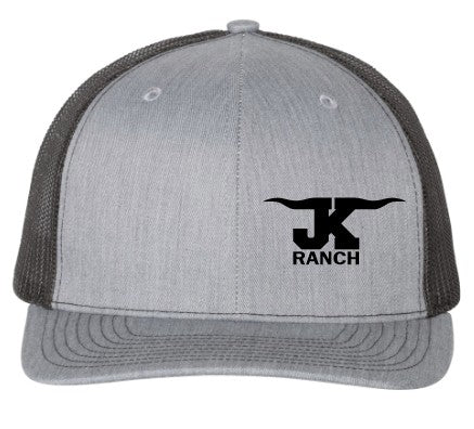 Load image into Gallery viewer, JK Ranch Side Panel Snapback Trucker Cap
