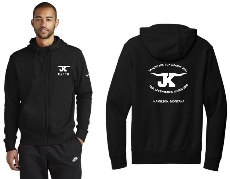 Load image into Gallery viewer, JK Ranch Nike Club Fleece Full Zip Hoodie
