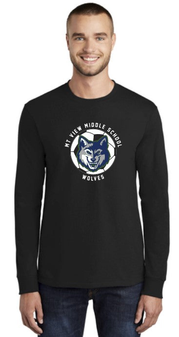 Load image into Gallery viewer, Mt View Soccer Cotton Blend Long Sleeve Tshirt

