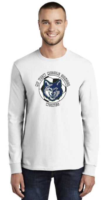 Load image into Gallery viewer, Mt View Soccer Cotton Blend Long Sleeve Tshirt
