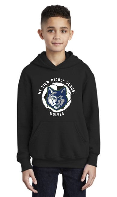 Load image into Gallery viewer, Mt View Soccer Cotton/Poly Hoodie

