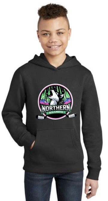 Load image into Gallery viewer, Northern Malamutes Youth Fleece Hoodie
