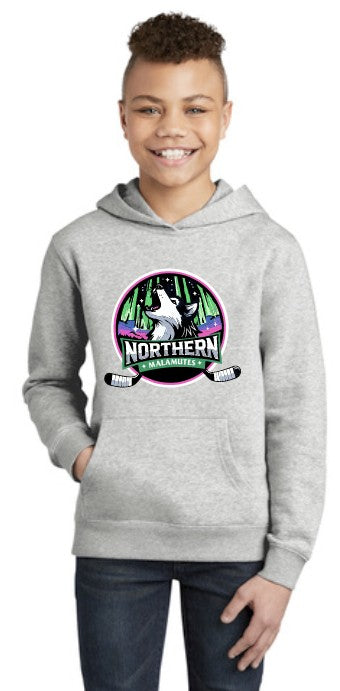 Load image into Gallery viewer, Northern Malamutes Youth Fleece Hoodie
