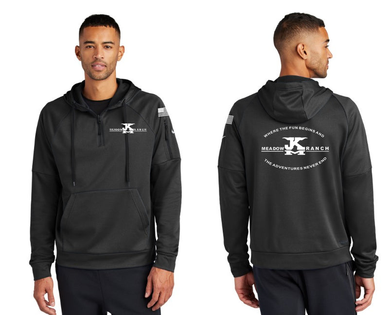 Load image into Gallery viewer, JK Meadow Ranch Nike Therma-FIT Pocket 1/4-Zip Fleece Hoodie
