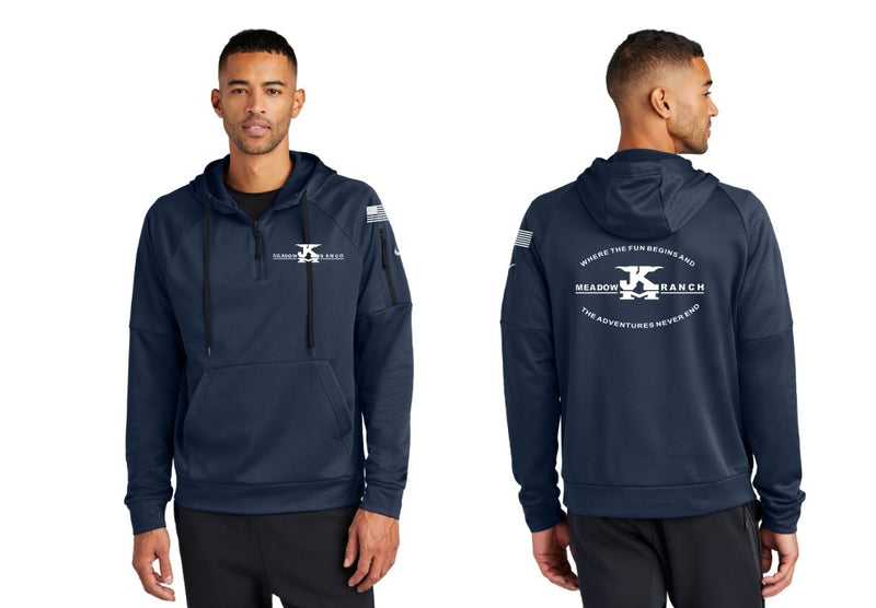 Load image into Gallery viewer, JK Meadow Ranch Nike Therma-FIT Pocket 1/4-Zip Fleece Hoodie
