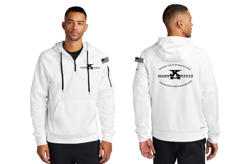 Load image into Gallery viewer, JK Meadow Ranch Nike Therma-FIT Pocket 1/4-Zip Fleece Hoodie

