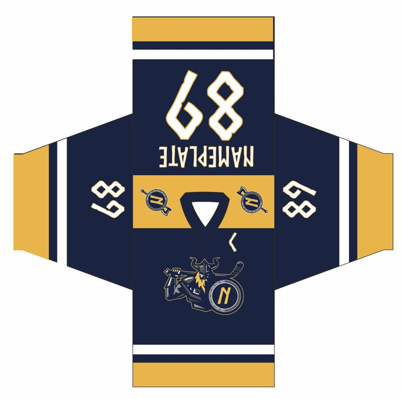 Load image into Gallery viewer, Northmen RHL Dark Hockey Jersey
