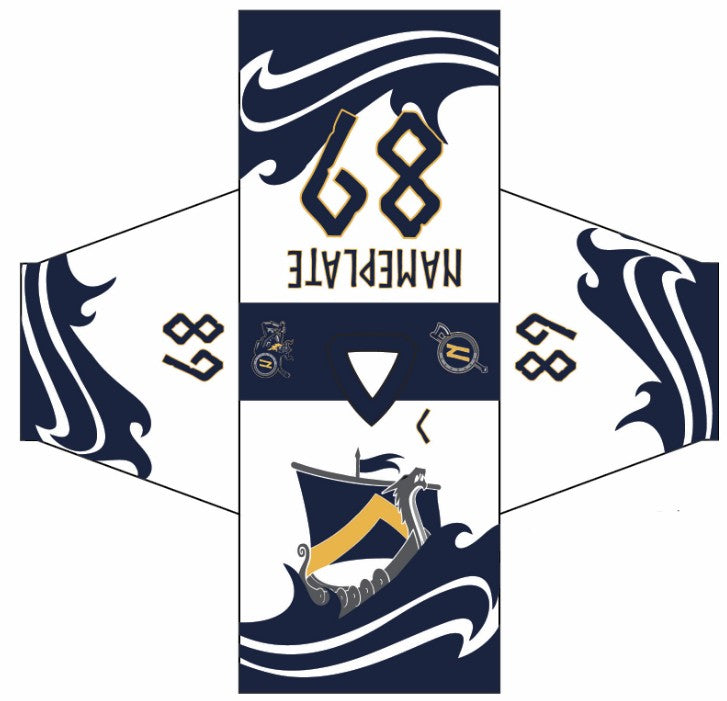 Load image into Gallery viewer, Northmen RHL White Hockey Jersey
