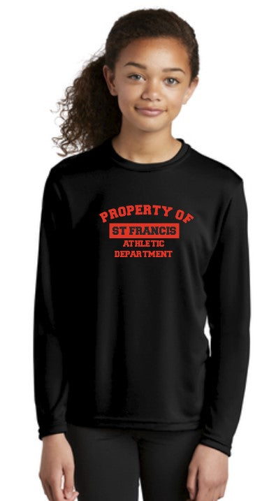 Load image into Gallery viewer, St Francis Athletics Performance Long Sleeve Tshirt
