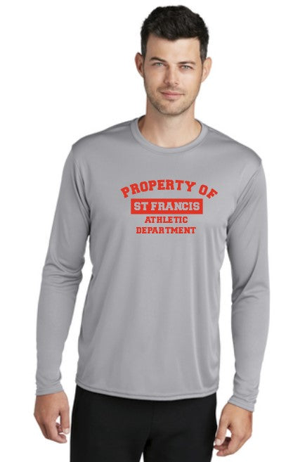 Load image into Gallery viewer, St Francis Athletics Performance Long Sleeve Tshirt
