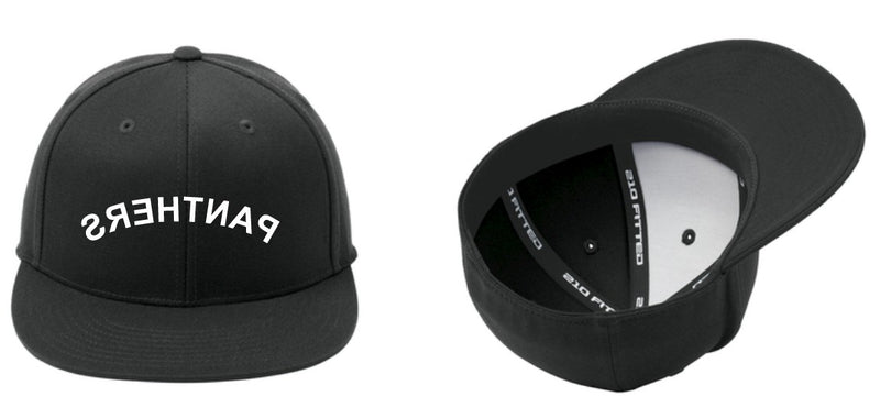 Load image into Gallery viewer, Reverse PANTHERS Flexfit 210 Flat Bill Cap
