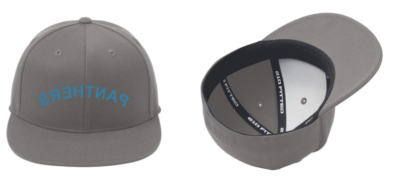 Load image into Gallery viewer, Reverse PANTHERS Flexfit 210 Flat Bill Cap
