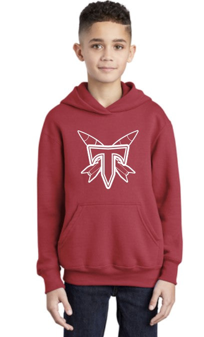 Load image into Gallery viewer, Tacoma Rockets Solid Cotton Youth Hoodie
