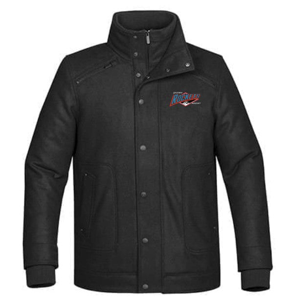 Load image into Gallery viewer, Tacoma Rockets Mens Coach Wool Jacket
