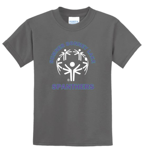 Load image into Gallery viewer, Spanthers Special Olympics Youth Cotton Blend Tshirt
