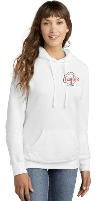 Load image into Gallery viewer, St Francis of Assisi Eagles Women's Fleece Pullover Hooded Sweatshirt
