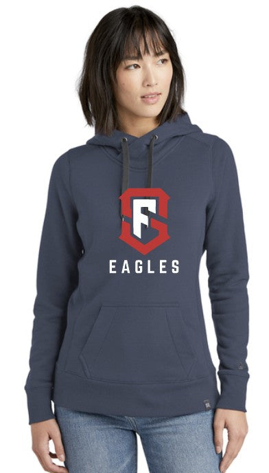 Load image into Gallery viewer, SF Eagles New Era® Women's French Terry Pullover Hoodie

