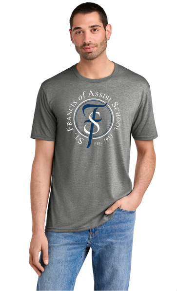 St Francis of Assisi Adult Perfect Tri® Tee