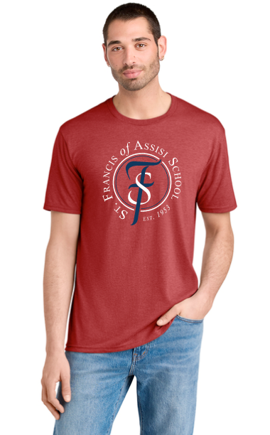 St Francis of Assisi Adult Perfect Tri® Tee
