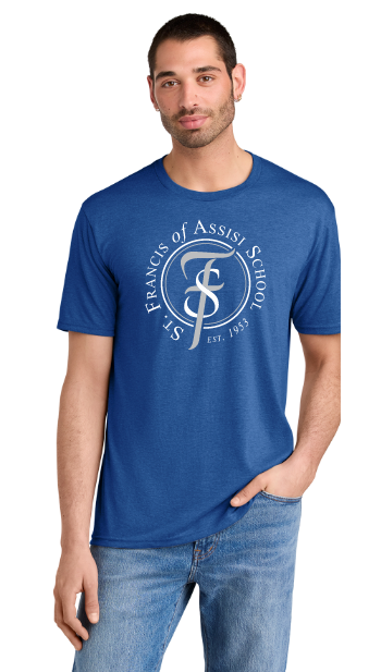St Francis of Assisi Adult Perfect Tri® Tee