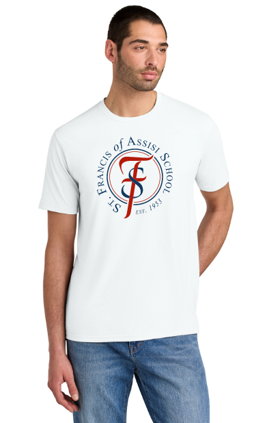 Load image into Gallery viewer, St Francis of Assisi Adult Perfect Tri® Tee
