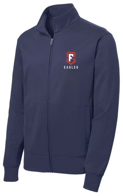 Load image into Gallery viewer, SF Eagles Youth Sport-Wick® Fleece Full-Zip Jacket
