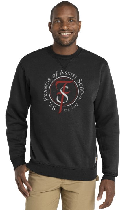 Load image into Gallery viewer, St Francis of Assisi School Carhartt ® Midweight Crewneck Sweatshirt
