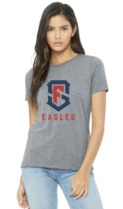 Load image into Gallery viewer, SF Eagles Women’s Relaxed Triblend Short Sleeve Tee
