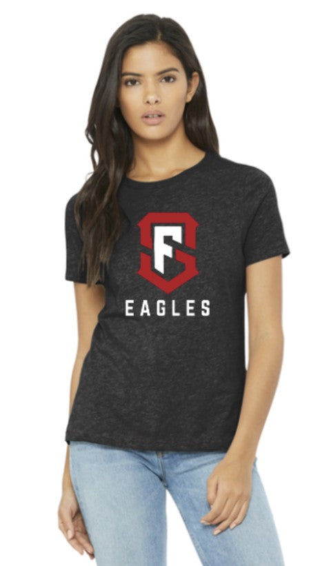SF Eagles Women’s Relaxed Triblend Short Sleeve Tee