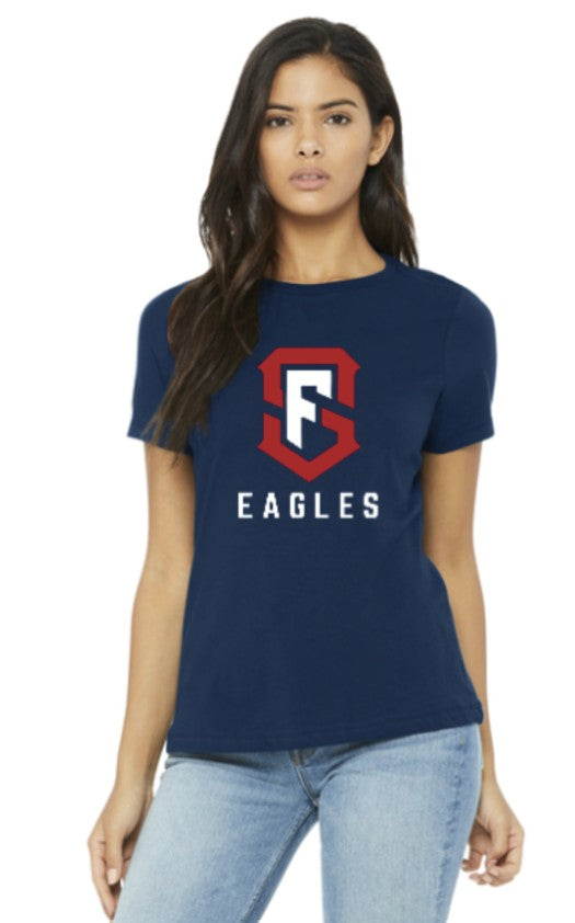 SF Eagles Women’s Relaxed Triblend Short Sleeve Tee