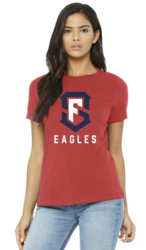 Load image into Gallery viewer, SF Eagles Women’s Relaxed Triblend Short Sleeve Tee
