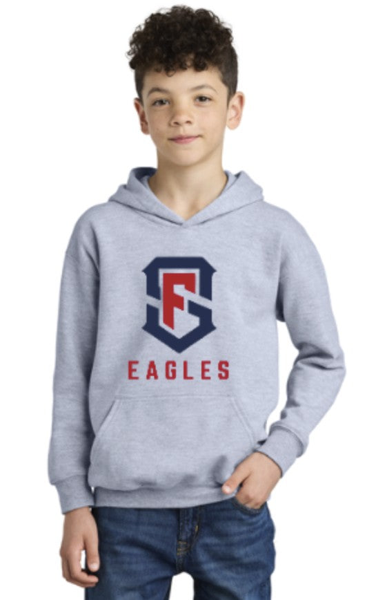 Load image into Gallery viewer, SF Eagles Gildan® Youth Softstyle® Midweight Fleece Hoodie
