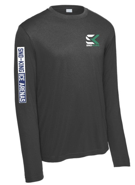 SKIS Long Sleeve Performance Tshirt SK Logo