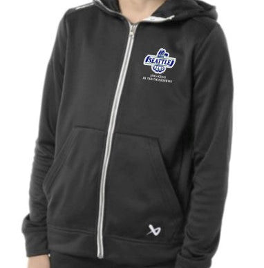 Sno-King Jr Thunderbirds Bauer Fleece Zip Up Hoodie