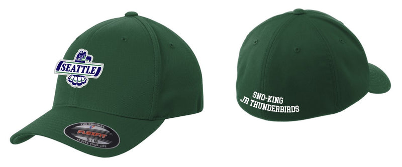 Load image into Gallery viewer, Sno-King Jr Thunderbirds Flexfit Curved Bill Performance Cap
