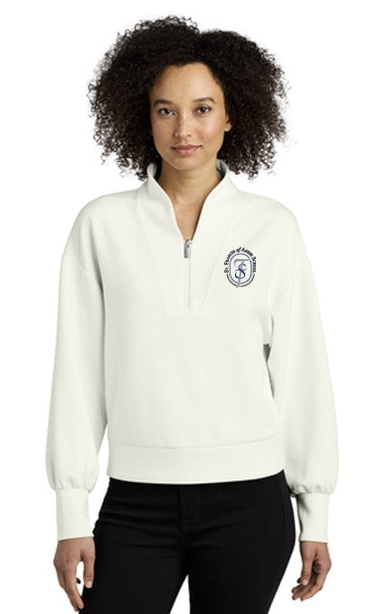 Load image into Gallery viewer, St Francis of Assisi School OGIO Women's Transcend 1/4 Zip

