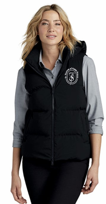 Load image into Gallery viewer, St Francis of Assisi School Women's Puffy Vest
