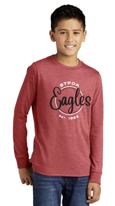 St Francis of Assisi Eagles Youth Perfect Tri® Long Sleeve Tee