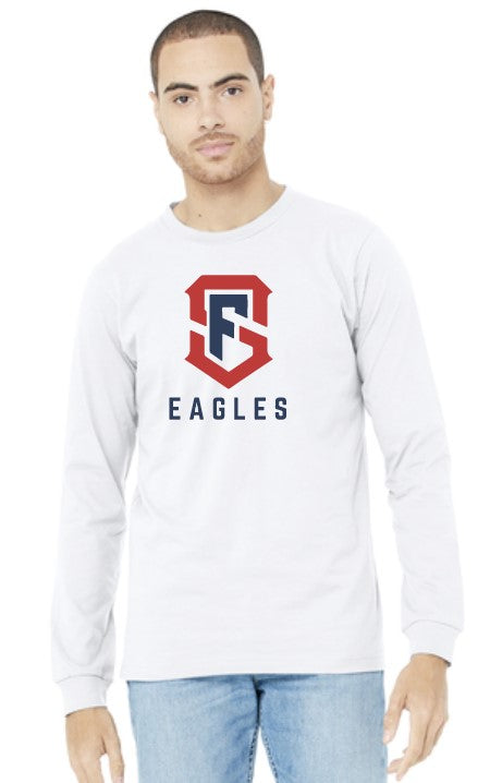 SF Eagles Unisex Heather CVC Long Sleeve Tee